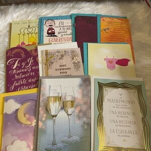 🩷5/$10 Spanish Assorted Greeting Cards Set